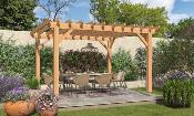 Pergola 3,9 x 3,9 m en Douglas