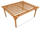 Pergola 5,5 x 4.5 m en Douglas