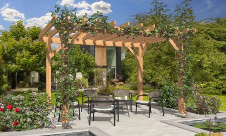 Pergola 2,9 x 3,9 m en Douglas